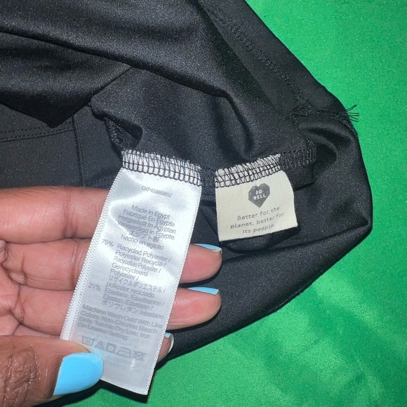 Madewell Flex Fitness Black Mini Halter Active Dress size XXS Shorts Underneath - Picture 11 of 11